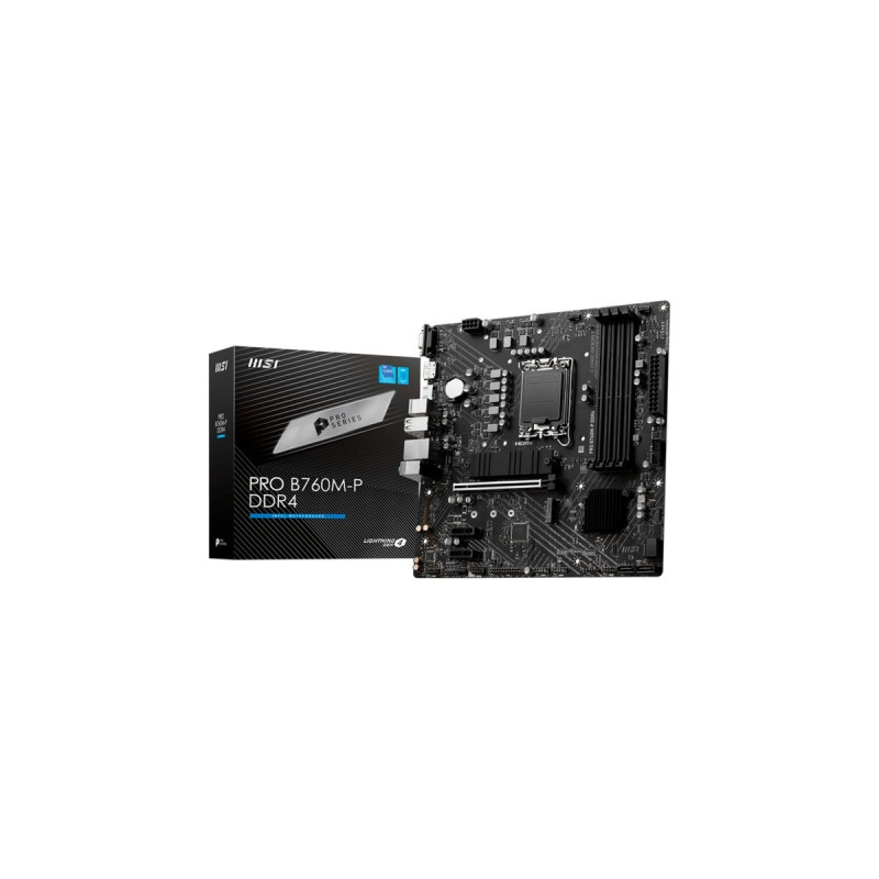 MSI PRO B760M-P, Mainboard(schwarz)
