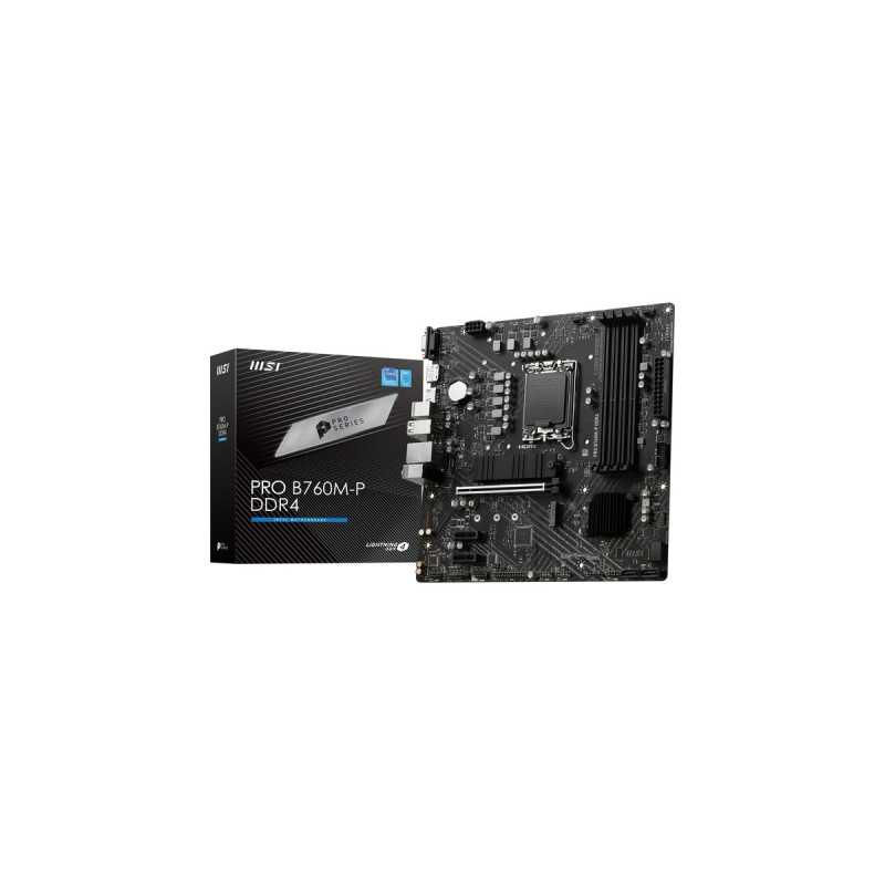 MSI PRO B760M-P, Mainboard(schwarz)