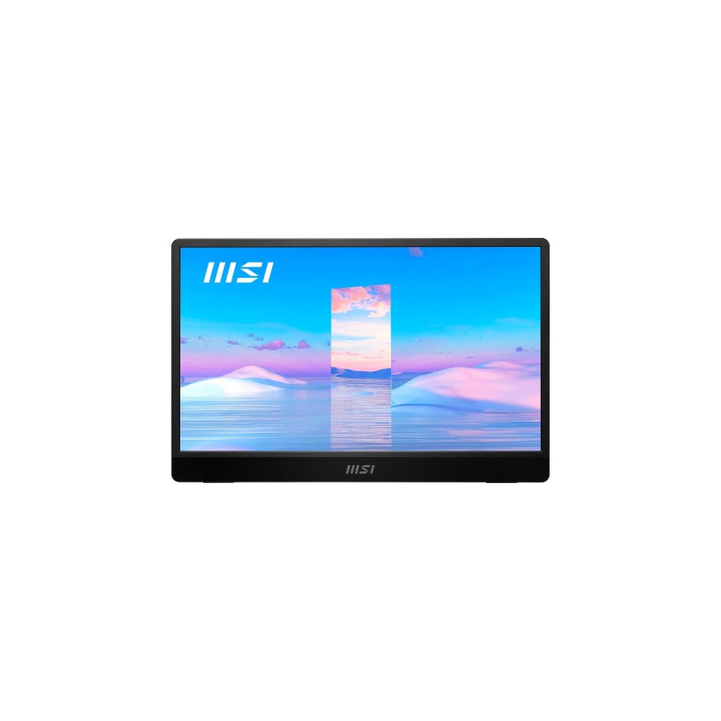 MSI PRO MP161DE, LED-Monitor(39.6 cm (15.6 Zoll), schwarz, FullHD, IPS, Adaptive-Sync Technologie, USB-C)