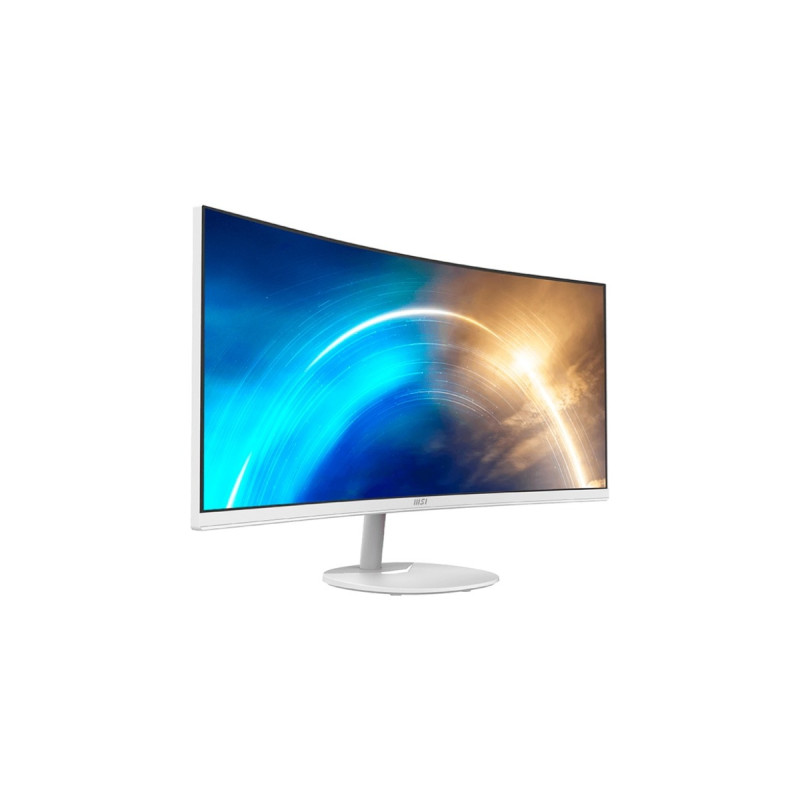 MSI PRO MP341CQWDE, LED-Monitor(86 cm (34 Zoll), weiß, WQHD, VA, Curved, 100Hz Panel)
