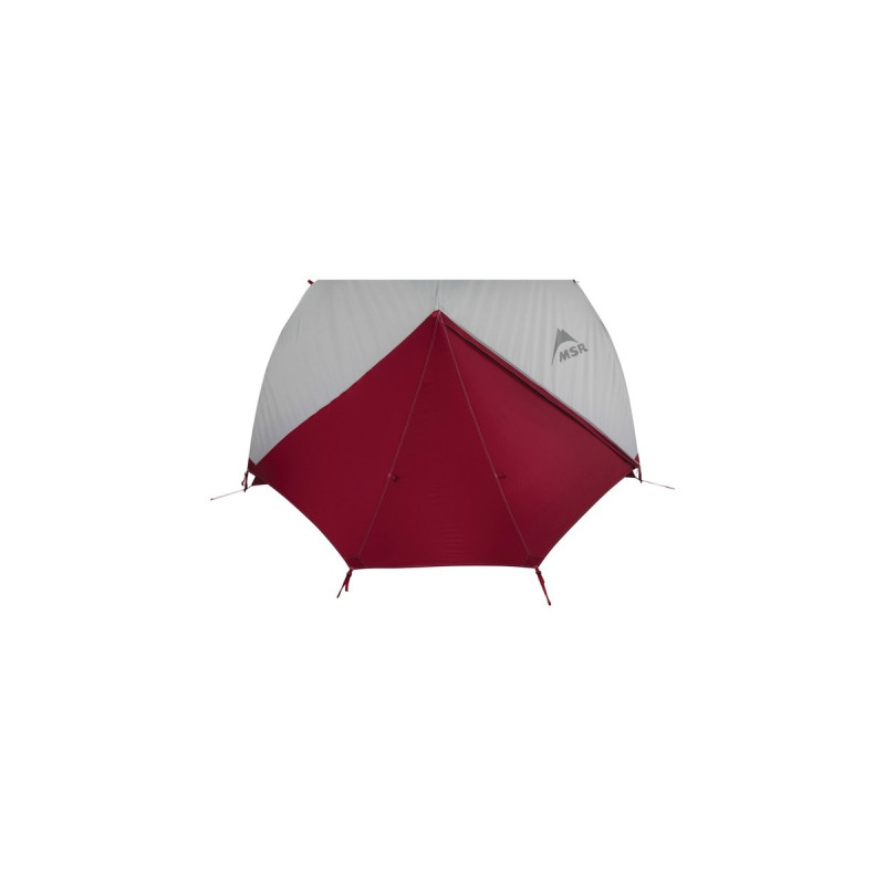 MSR Kuppelzelt Elixir 2 Gray(hellgrau/rot, Modell 2021)