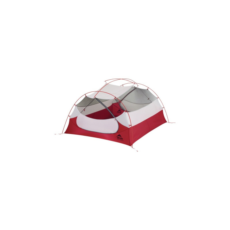 MSR Kuppelzelt Mutha Hubba NX 3 Green(olivgrün/rot)