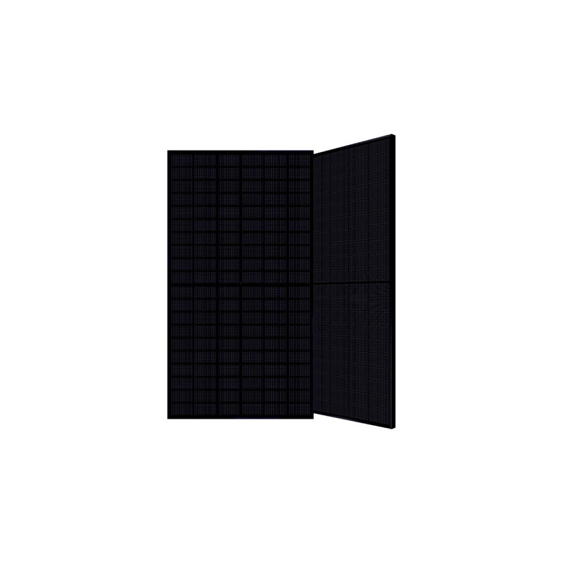 München Energieprodukte Solarpanel MSMD400M6-HJT120DSB full black, 400 Watt Bifazial, 0%(schwarz, 0% MWST, bifaziales Doppelglas)