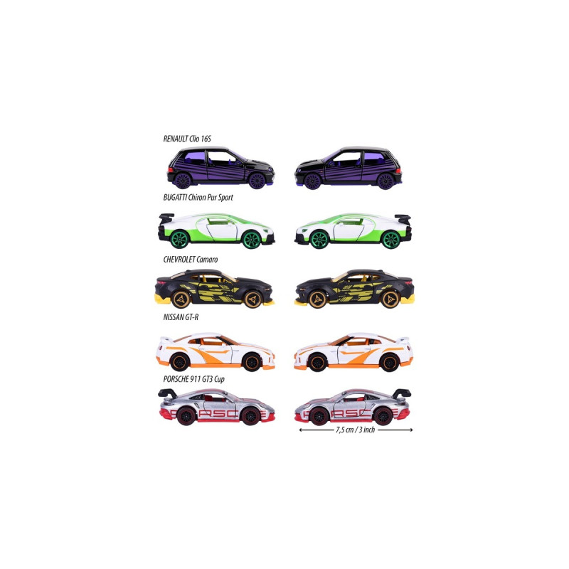 Majorette Majorette Limited Edition 10 - Geschenkset mit 5 Modellautos, Spielfahrzeug