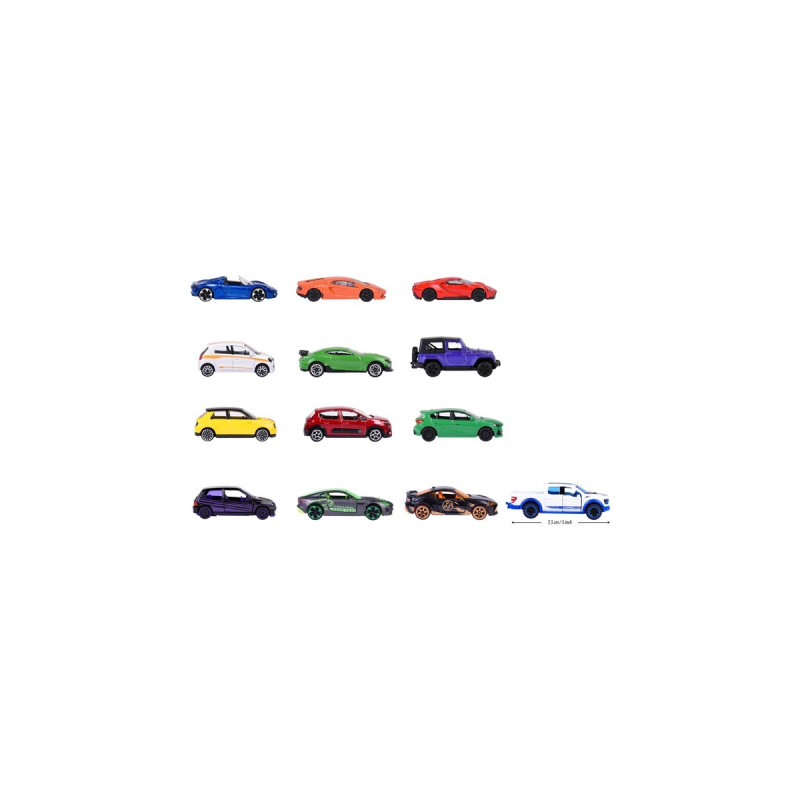 Majorette Mega-Pack mit 9 Street Cars und 4 Autos aus der Limited Edition 10, Spielfahrzeug