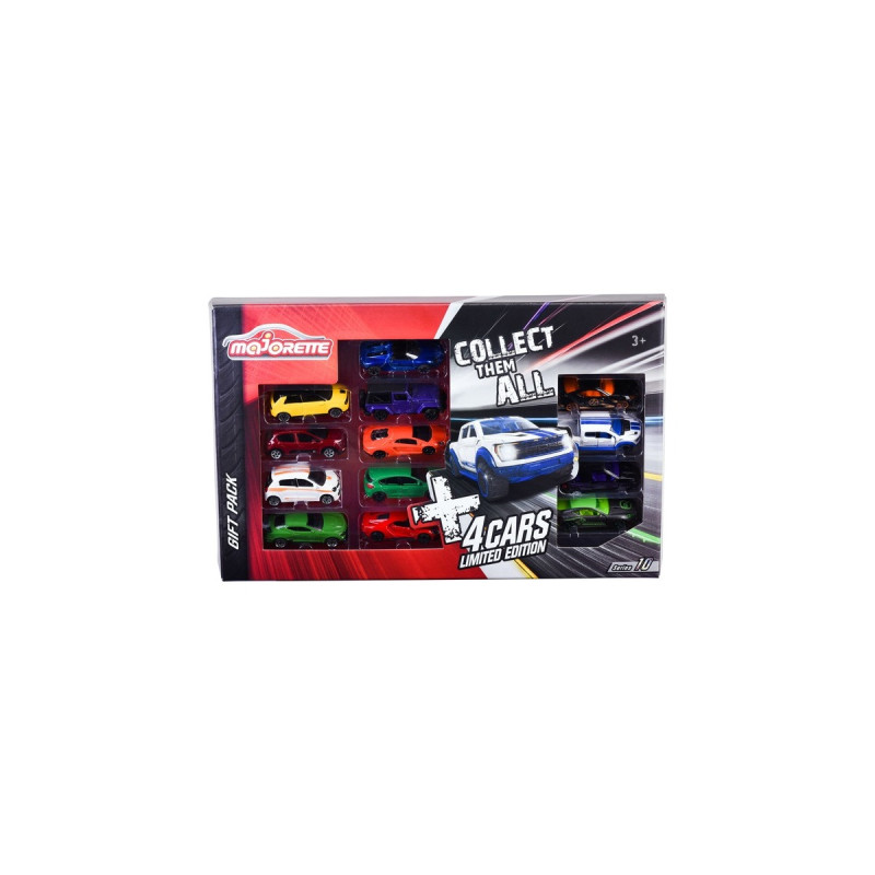 Majorette Mega-Pack mit 9 Street Cars und 4 Autos aus der Limited Edition 10, Spielfahrzeug