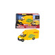 Majorette Mercedes-Benz Sprinter DHL, Spielfahrzeug(gelb, Mit Licht und Sound)