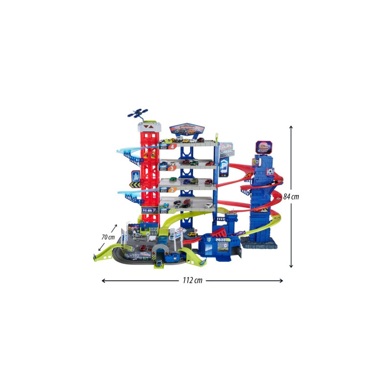 Majorette Super Chase Center, Spielgebäude(mehrfarbig)