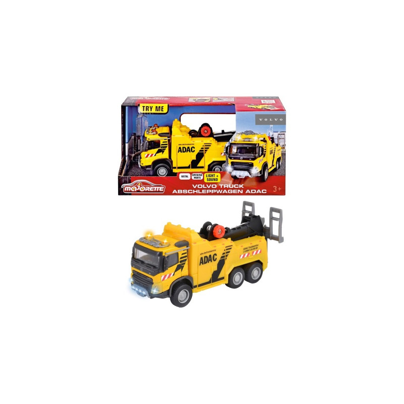 Majorette Volvo Truck Abschlepper ADAC, Spielfahrzeug