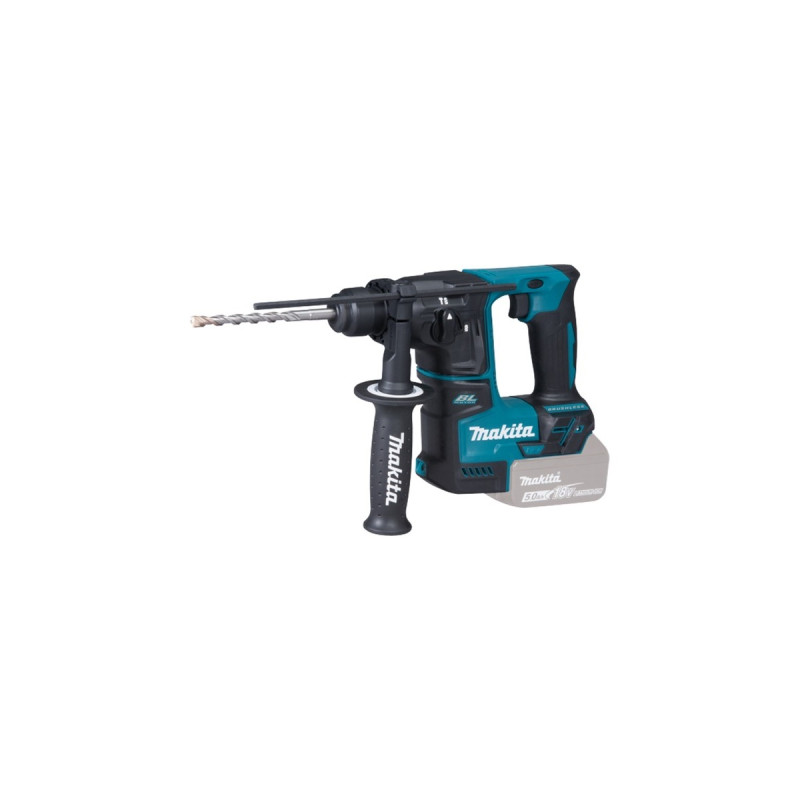Makita Akku-Bohrhammer DHR171Z, 18Volt(blau/schwarz, ohne Akku und Ladegerät)