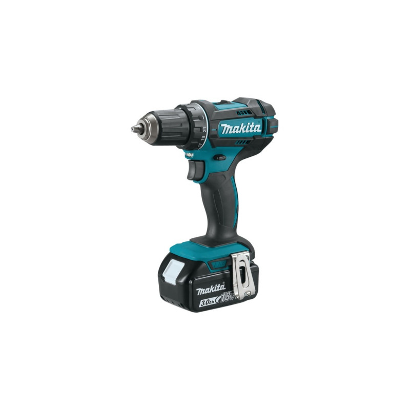 Makita Akku-Bohrschrauber DDF482RFJ, 18Volt(blau/schwarz, 2x Li-Ionen-Akku 3,0Ah, im MAKPAC Gr.2)