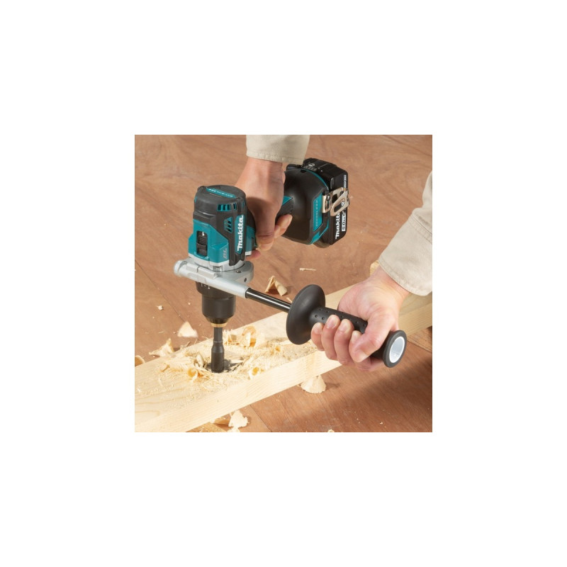 Makita Akku-Bohrschrauber DDF486RTJ, 18Volt(blau/schwarz, 2x Li-Ionen Akku 5,0Ah, MAKPAC Gr.2)