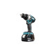 Makita Akku-Bohrschrauber DDF486RTJ, 18Volt(blau/schwarz, 2x Li-Ionen Akku 5,0Ah, MAKPAC Gr.2)