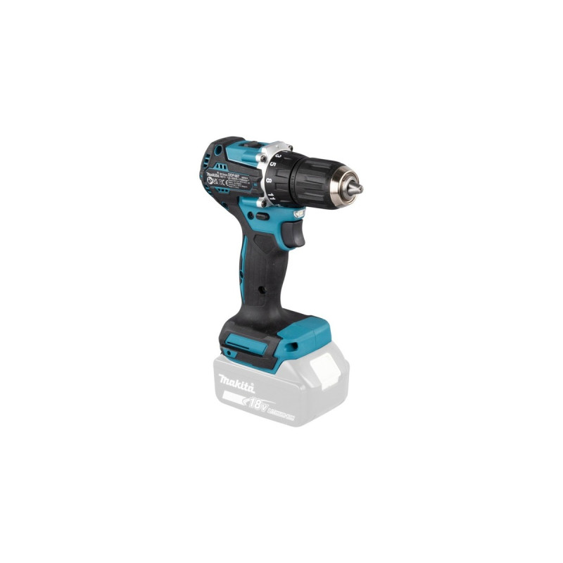 Makita Akku-Bohrschrauber DDF487Z, 18Volt(blau/schwarz, ohne Akku und Ladegerät)
