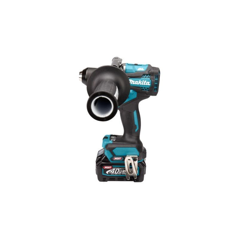Makita Akku-Bohrschrauber DF001GD201 XGT, 40Volt(blau/schwarz, 2x Li-Ionen Akku 2,5Ah, MAKPAC)