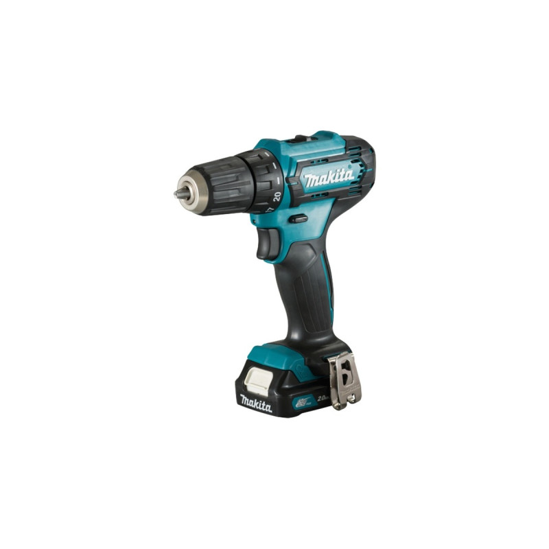 Makita Akku-Bohrschrauber DF333DSAE, 12Volt(blau/schwarz, 2x Li-Ion Akku 2,0Ah)