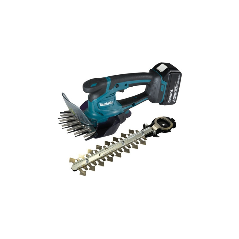 Makita Akku-Grasschere DUM604RFX, 18Volt(blau/schwarz, Li-Ionen Akku 3,0Ah)