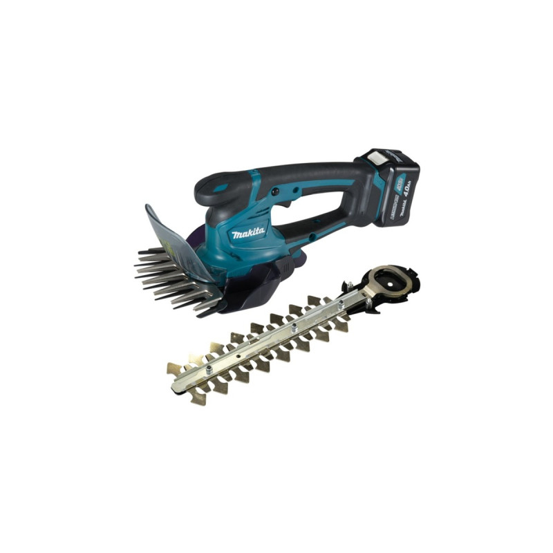 Makita Akku-Grasschere UM600DSMEX, 10,8Volt(blau/schwarz, 2x Li-Ionen Akku 4,0Ah)