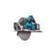 Makita Akku-Handkreissäge HS011GT201 XGT, 40Volt(blau/schwarz, 2x Li-Ion XGT Akku 5,0Ah)