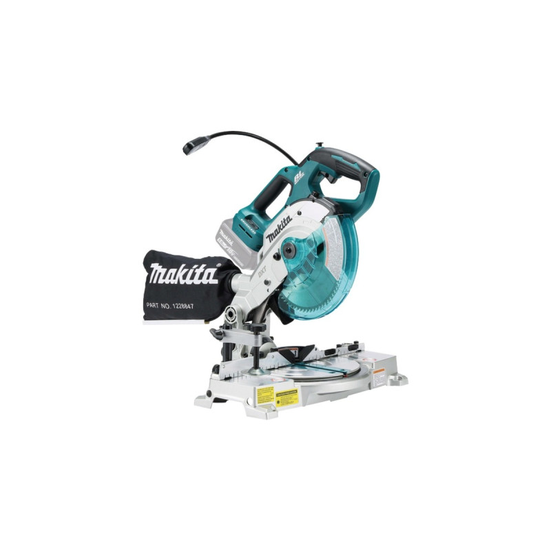 Makita Akku-Kapp- und Gehrungssäge DLS600Z, 18Volt, Kapp-und Gehrungssäge(blau/silber, ohne Akku und Ladegerät)