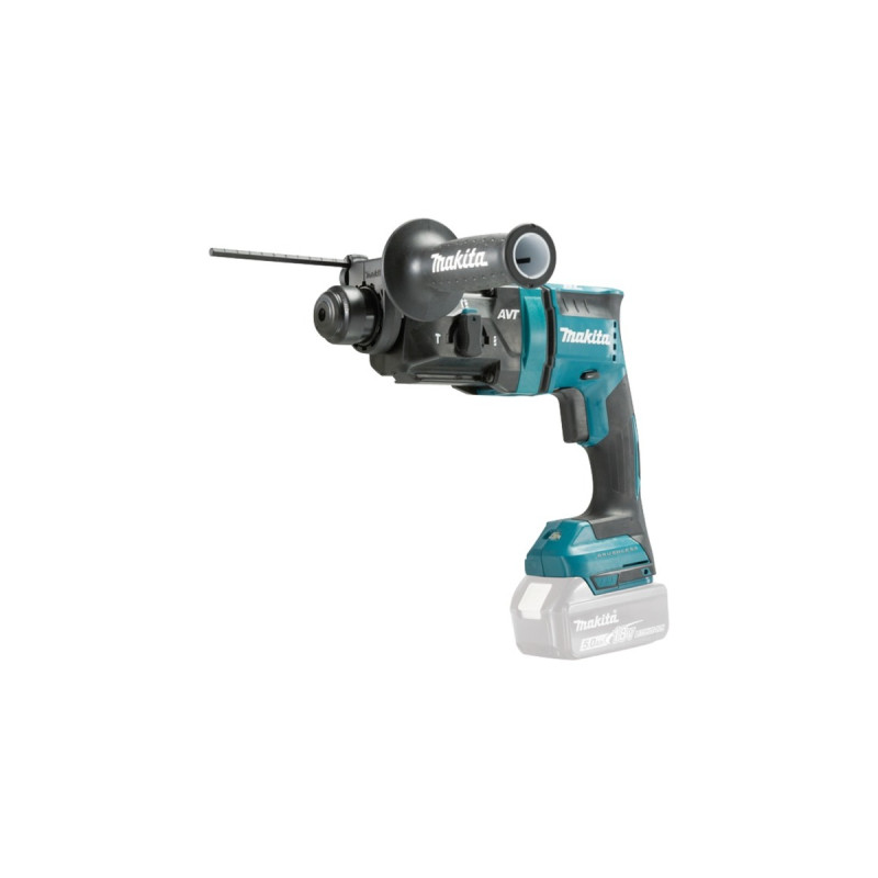 Makita Akku-Kombihammer DHR182Z, 18Volt, Bohrhammer(blau/schwarz, ohne Akku und Ladegerät)