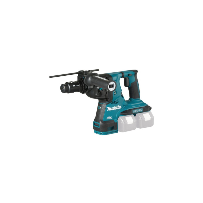 Makita Akku-Kombihammer DHR281ZJ SDS-PLUS, 36Volt (2x18V), Bohrhammer(blau/schwarz, ohne Akku und Ladegerät)