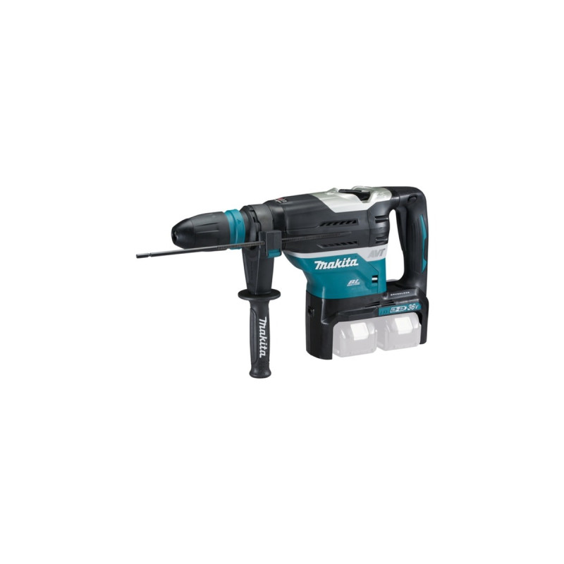 Makita Akku-Kombihammer DHR400ZKU, SDS-max, 36Volt (2x18V), Bohrhammer(blau/schwarz, ohne Akku und Ladegerät)