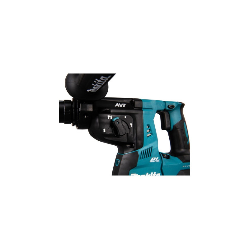 Makita Akku-Kombihammer HR004GM201 XGT, 40Volt, Bohrhammer(blau/schwarz, 2x Li-Ionen Akku 4Ah, MAKPAC)