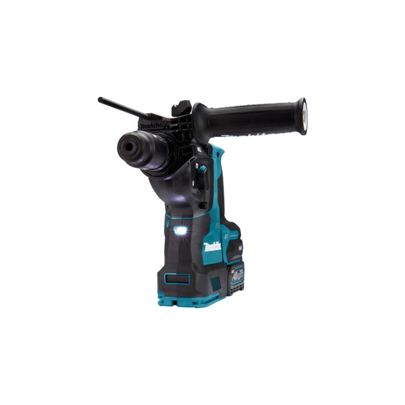 Makita Akku-Kombihammer HR004GM201 XGT, 40Volt, Bohrhammer(blau/schwarz, 2x Li-Ionen Akku 4Ah, MAKPAC)