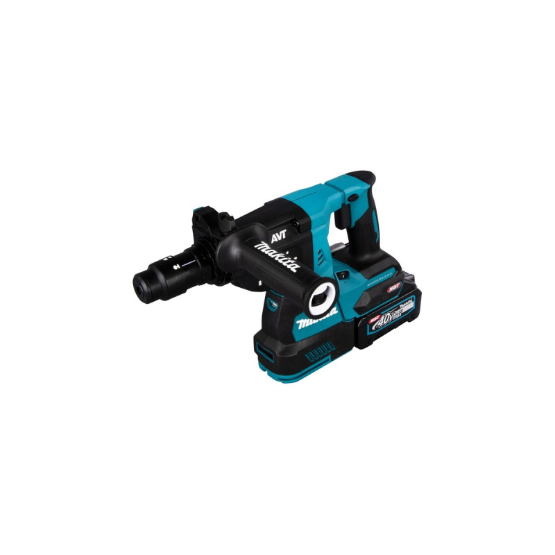 Makita Akku-Kombihammer HR004GM201 XGT, 40Volt, Bohrhammer(blau/schwarz, 2x Li-Ionen Akku 4Ah, MAKPAC)