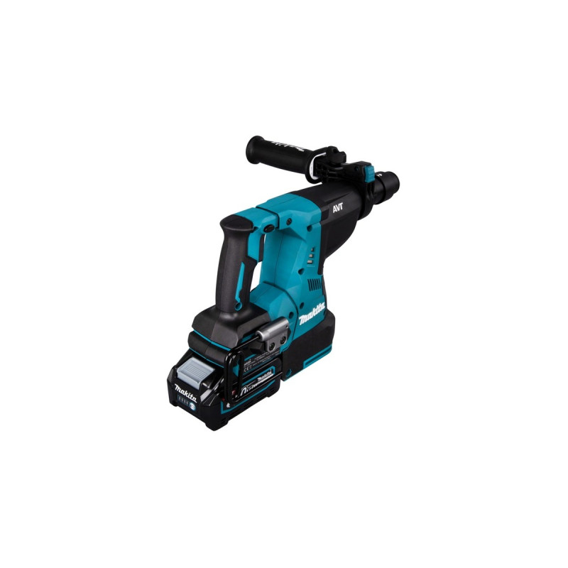Makita Akku-Kombihammer HR004GM201 XGT, 40Volt, Bohrhammer(blau/schwarz, 2x Li-Ionen Akku 4Ah, MAKPAC)