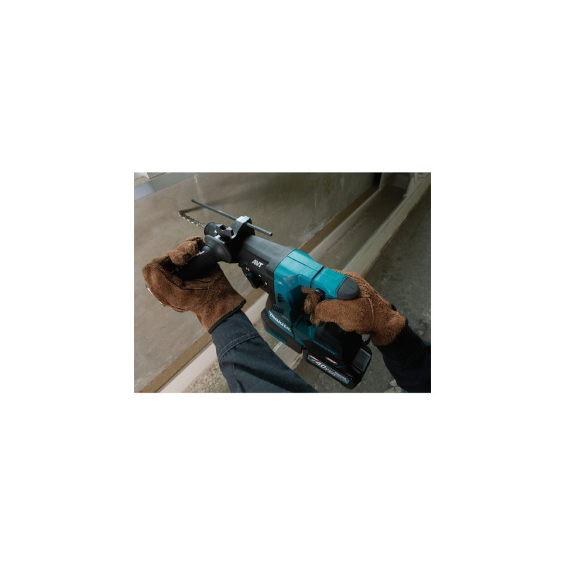 Makita Akku-Kombihammer HR004GZ XGT, 40Volt, Bohrhammer(blau/schwarz, ohne Akku und Ladegerät)
