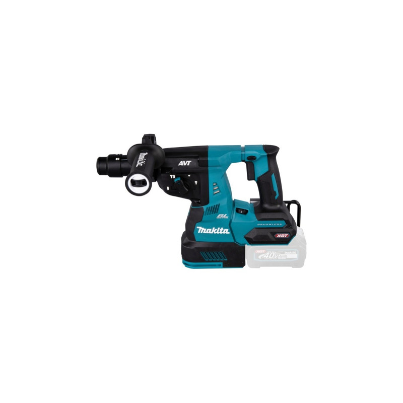 Makita Akku-Kombihammer HR004GZ XGT, 40Volt, Bohrhammer(blau/schwarz, ohne Akku und Ladegerät)