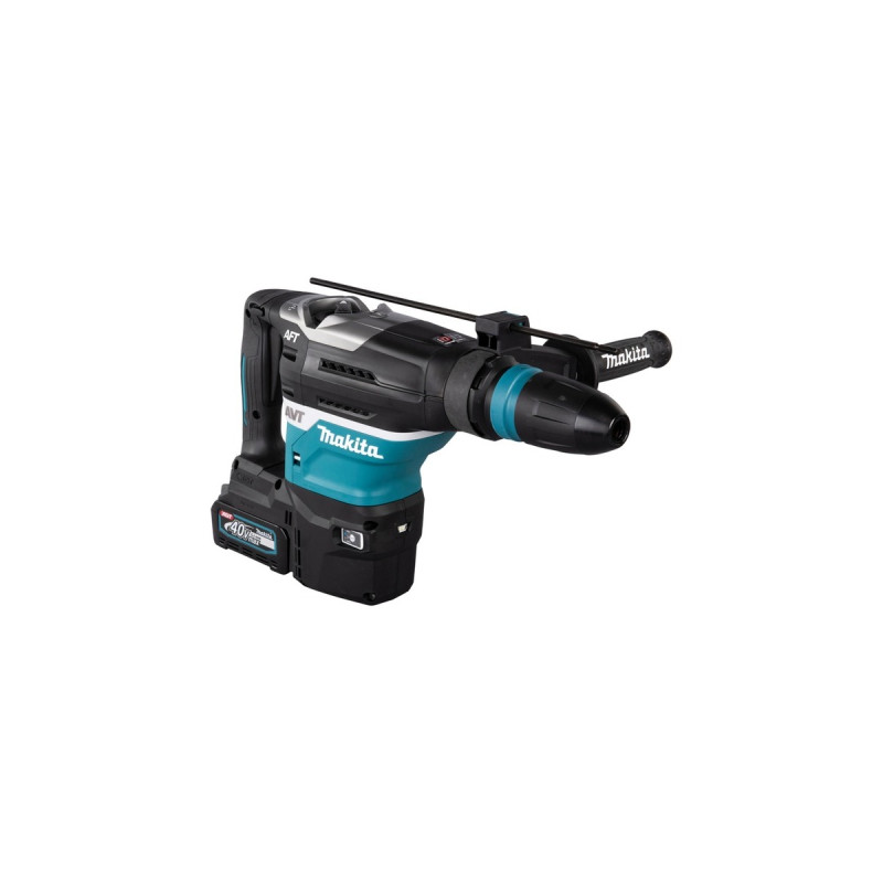 Makita Akku-Kombihammer HR005GM202 XGT, SDS-max, 40Volt, Bohrhammer(blau/schwarz, 2x Li-Ion Akku 4Ah, Koffer)