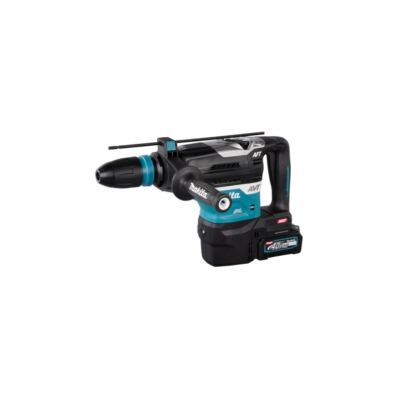 Makita Akku-Kombihammer HR005GM202 XGT, SDS-max, 40Volt, Bohrhammer(blau/schwarz, 2x Li-Ion Akku 4Ah, Koffer)