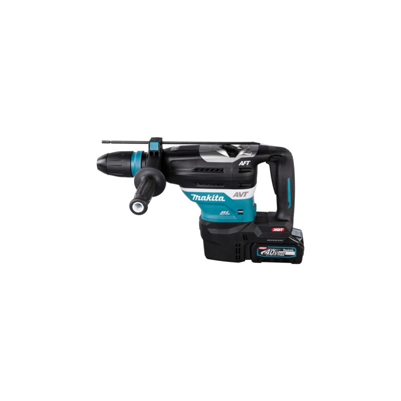 Makita Akku-Kombihammer HR005GM202 XGT, SDS-max, 40Volt, Bohrhammer(blau/schwarz, 2x Li-Ion Akku 4Ah, Koffer)