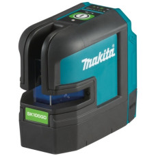 Makita Akku-Kreuzlinienlaser SK105GDZ, 12Volt(schwarz/blau, grüne Laserlinien, ohne Akku und Ladegerät)