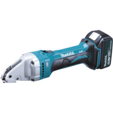 Makita Akku-Kurvenschere DJS101RTJ, 18V, Blechschere(blau/schwarz, 2x Li-Ionen-Akku 5,0Ah, im MAKPAC Gr.2)