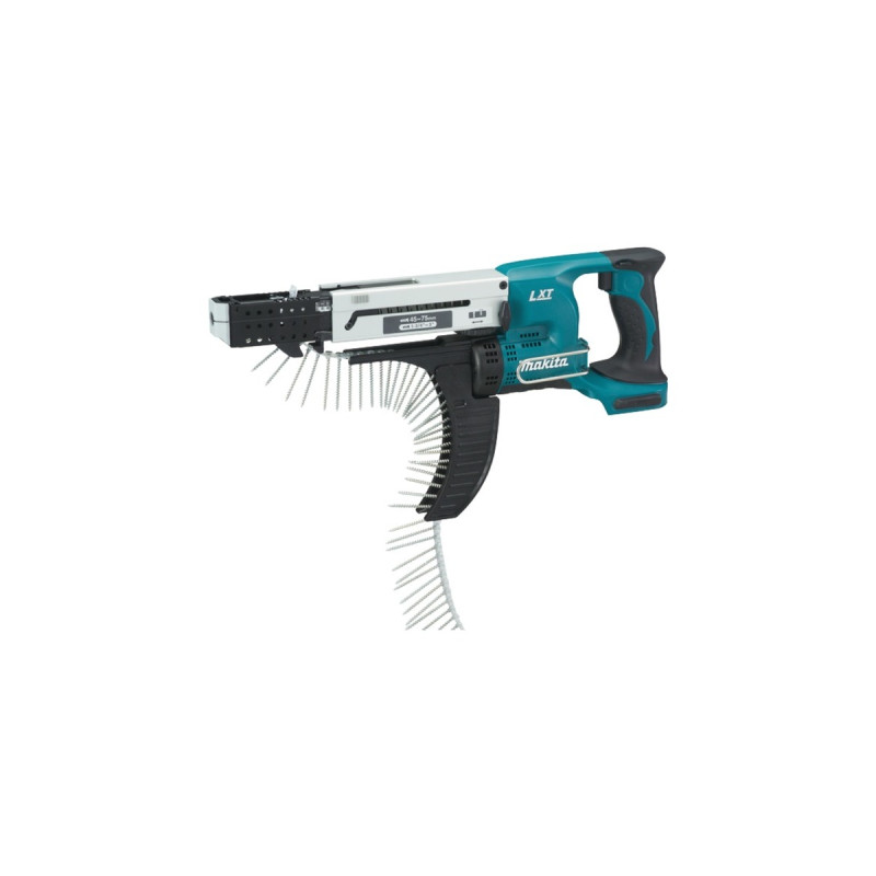 Makita Akku-Magazinschrauber DFR750Z, 18 Volt(blau/schwarz, ohne Akku und Ladegerät)