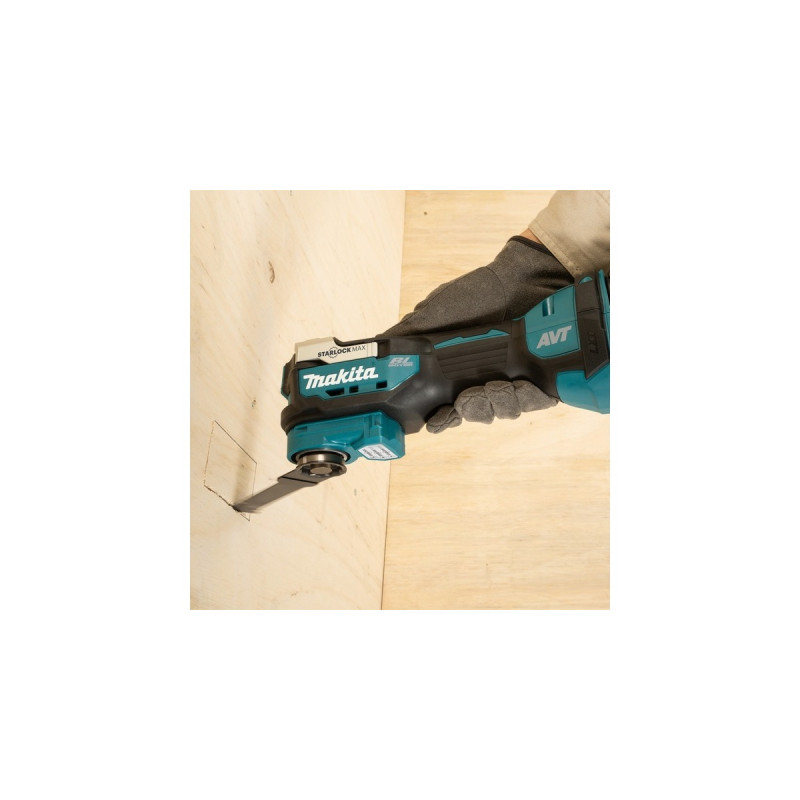 Makita Akku-Multifunktions-Werkzeug DTM52ZJX2, 18Volt + 33-teiliges Zubehör(blau/schwarz, ohne Akku und Ladegerät)