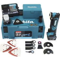Makita Akku-Multifunktions-Werkzeug TM30DSMJX5, 12 Volt(blau/schwarz, 2x Li-Ionen-Akku 4,0Ah, im MAKPAC Gr.2)