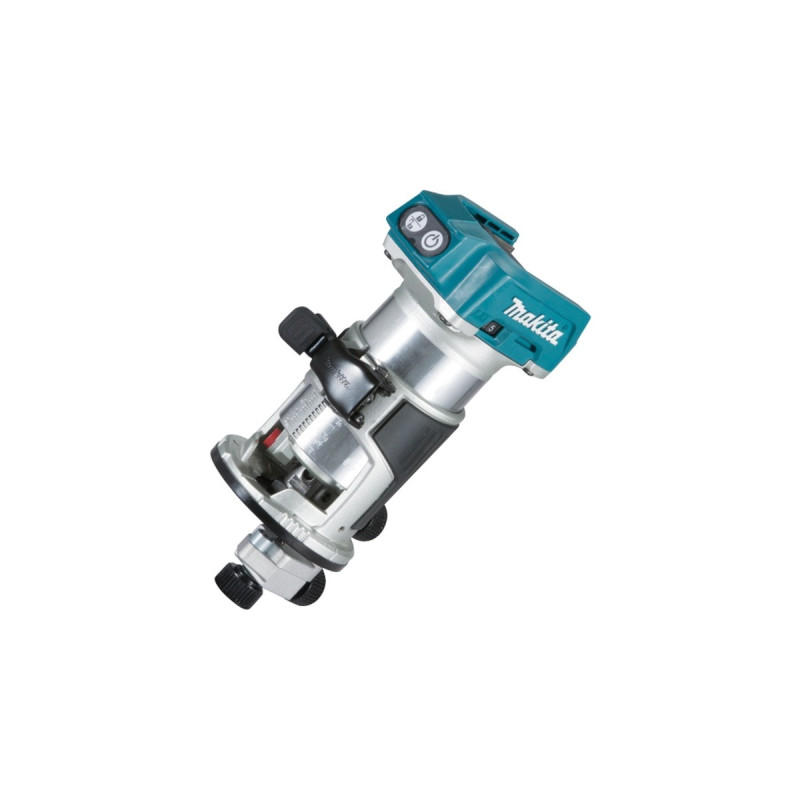 Makita Akku-Multifunktionsfräse DRT50ZJX2, 18Volt, Fräsmaschine(blau/silber, ohne Akku und Ladegerät)
