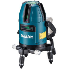 Makita Akku-Multilinienlaser SK40GDZ, 12Volt, Kreuzlinienlaser(schwarz/blau, grüne Laserlinien, ohne Akku und Ladegerät)