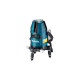 Makita Akku-Multilinienlaser SK40GDZ, 12Volt, Kreuzlinienlaser(schwarz/blau, grüne Laserlinien, ohne Akku und Ladegerät)