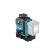 Makita Akku-Multilinienlaser SK700DZ, 12Volt, Kreuzlinienlaser(schwarz/blau, rote Laserlinien, ohne Akku und Ladegerät)