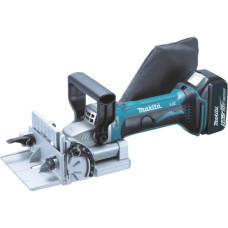 Makita Akku-Nutfräse DPJ180RTJ, 18Volt(blau/schwarz, 2x Li-Ionen-Akku 5,0Ah, MAKPAC Gr.3)