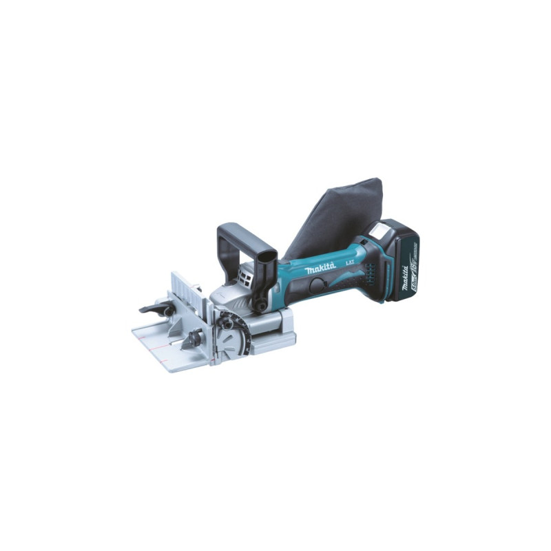 Makita Akku-Nutfräse DPJ180RTJ, 18Volt(blau/schwarz, 2x Li-Ionen-Akku 5,0Ah, MAKPAC Gr.3)