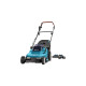 Makita Akku-Rasenmäher DLM432PT2, 36Volt (2x18Volt)(blau/schwarz, 2x Li-Ion Akku 5,0Ah)