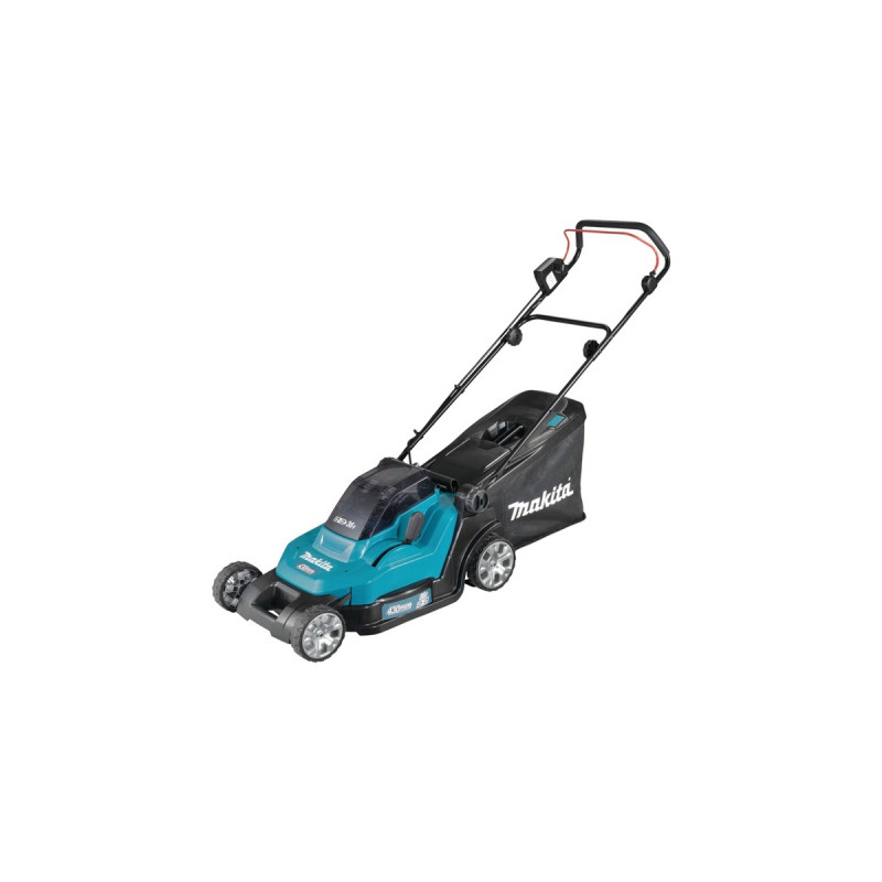 Makita Akku-Rasenmäher DLM432Z, 36Volt (2x18Volt)(blau/schwarz, ohne Akku und Ladegerät)