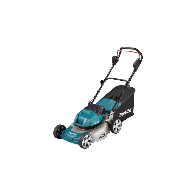 Makita Akku-Rasenmäher DLM463PG4, 36Volt (2x18Volt)(blau/schwarz, 4x Li-Ionen Akku 6,0Ah)